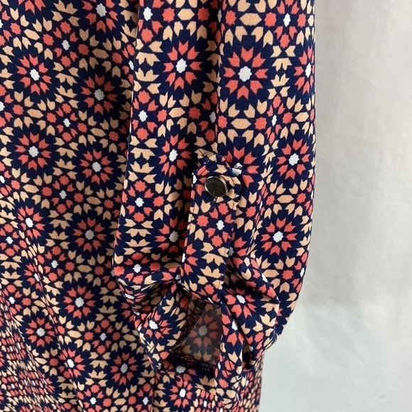 Kim Rogers 3/4 Length Sleeve Geometric Print Blouse - Picture 5 of 8